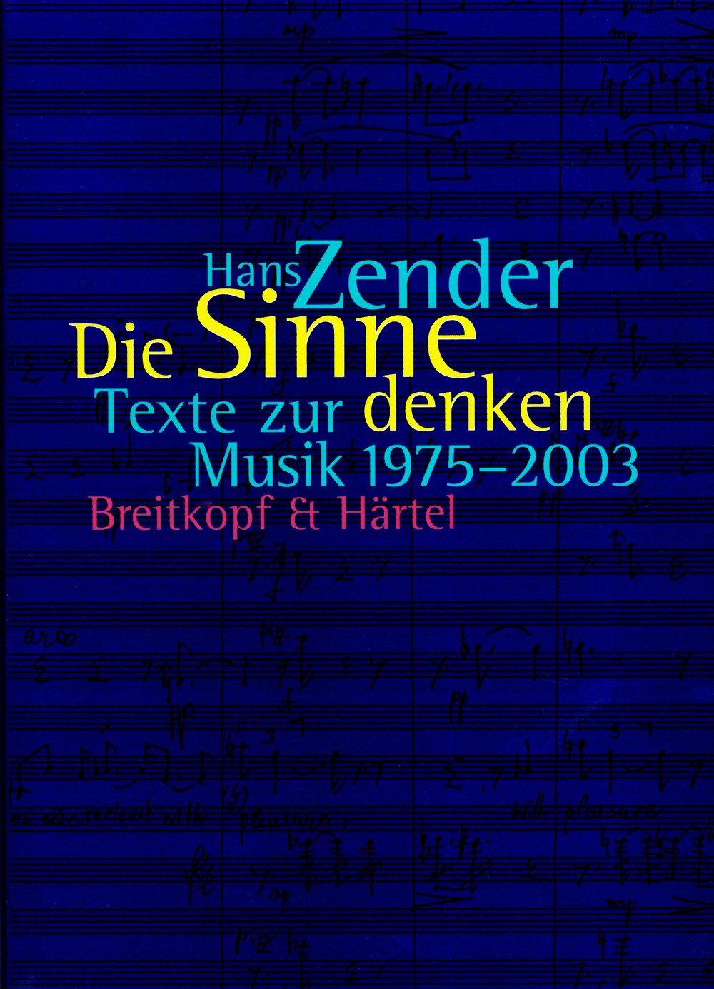 DIE SINNE DENKEN LIVRE SUR LA MUSIQUE