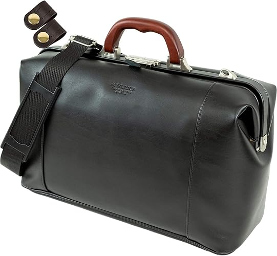 Amazon Co Jp ダレスバッグ メンズ 高級天然木製取手 ファイル対応 竹八謹製 牛革製ケーブルバンド2個 セット Tm0444 シューズ バッグ