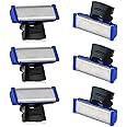 6PCS Replacement Heads for Electric Shaver Cleaning Trimmer Head Solo Trimmer Replacement Cutter Head Hybrid Razors Blades (Pack of 6)