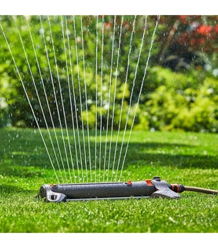 GARDENA EcoLine Rectangular Sprinkler: Lawn Sprinkler - Keystone 4