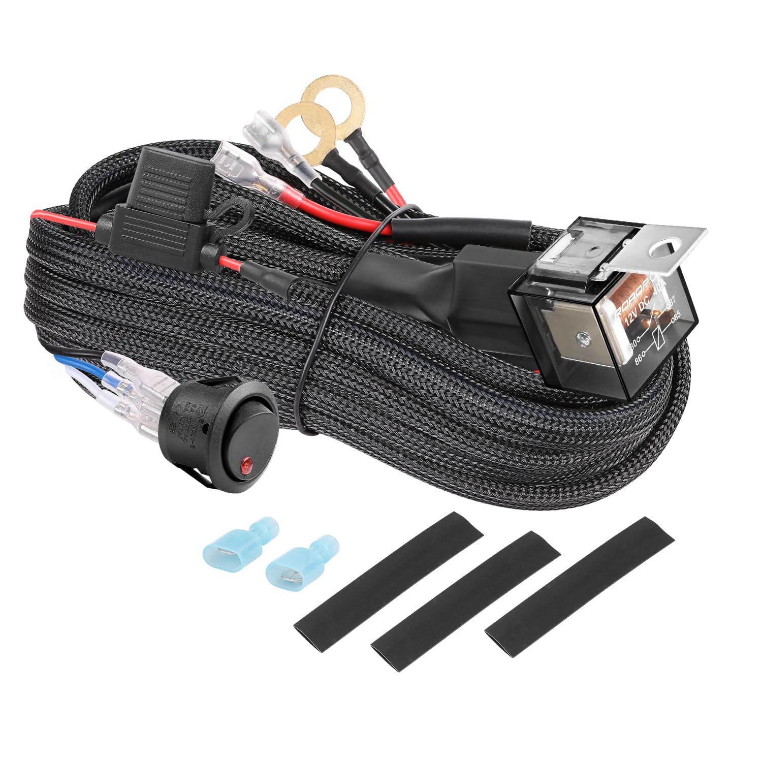 LED Light Bar Wiring Harness Kit Auto Power Plus