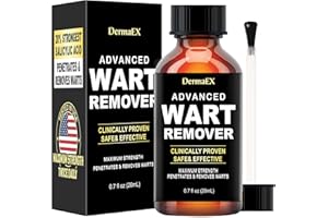 DERMAEX Fast Action Liquid Wart Gel Maximum Strength - Wart Liquid with Salicylic Acid - Fast-Acting Wart Liquid Freeze Off Designed for Warts, Plantar Wart, Genital Wart, Common Wart, Flat Wart, Corn, Callus