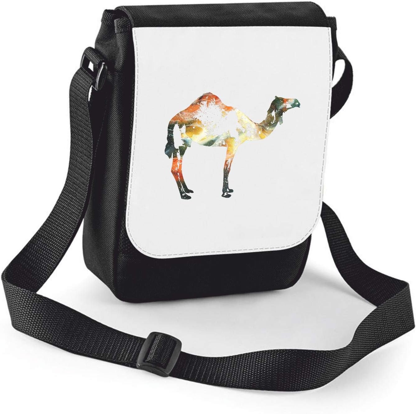 Cosmic Space Nebula Animal Silhouette Camel Shoulder Bag - Small