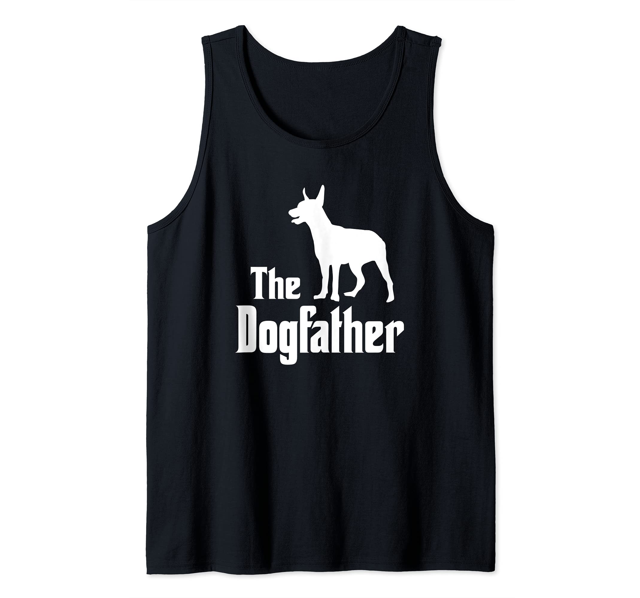 The Dogfather - funny dog gift, funny Miniature Pinscher Tank Top