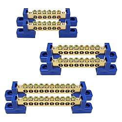 Tugermoola 6PCS Grounding Bus Bar Kit 6/8/10