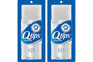 Q-tips Cotton Swabs For Hygiene and Beauty Care Original Cotton Swab Made With 100% Cotton 625 Count (Pack of 2)