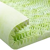 3 Inch Full Mattress Topper, 7-Zone Memory Foam Mattress Topper Full for Back Pain, Slow-Rebound Egg Crate Mattress Topper Fu