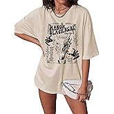 NITRFLA Manon Blackbeak Throne of Glass Oversized Shirt Women Book Lover Fans Top Tees Summer Short Sleeve Shirt