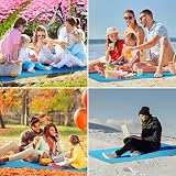 Ainiv Picnic Blanket Mini Pocket Beach Mat 70x110cm Foldable Waterproof view 8