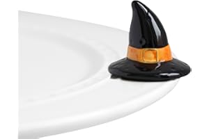 NF NORA FLEMING Nora Fleming Witchful Thinking - Hand-Painted Ceramic Halloween Decor - Fall Minis for the Home and Office