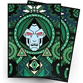 MTG Card Sleeves 100ct (Doctor), Clear Front &amp; Matte Back, Smooth Shuffle, Art Card Sleeves Deck Protector