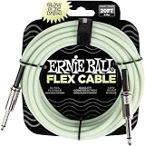 Ernie Ball Flex Instrument Cable Straight 20ft Glow in the Dark