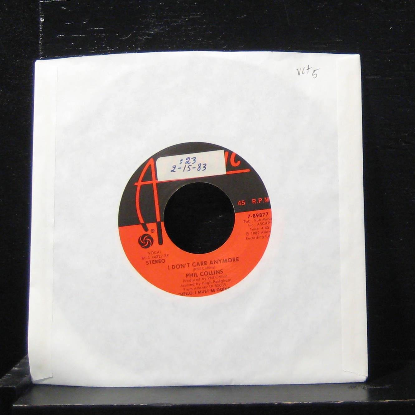 Phil Collins Phil Collins I Don�t Care Anymore / The