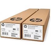 HP Wide Format Universal Bond Paper 24 in x 150 ft, 2 Roll Bundle 4.2 mil - 80 g/m&sup2; (21 lbs) 2" Core - Q1396A-2R