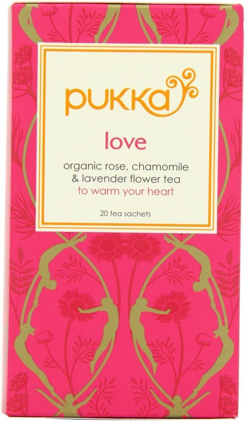 (3 PACK) - Pukka Herbs - Love Tea | 20 sachet | 3 PACK BUNDLE
