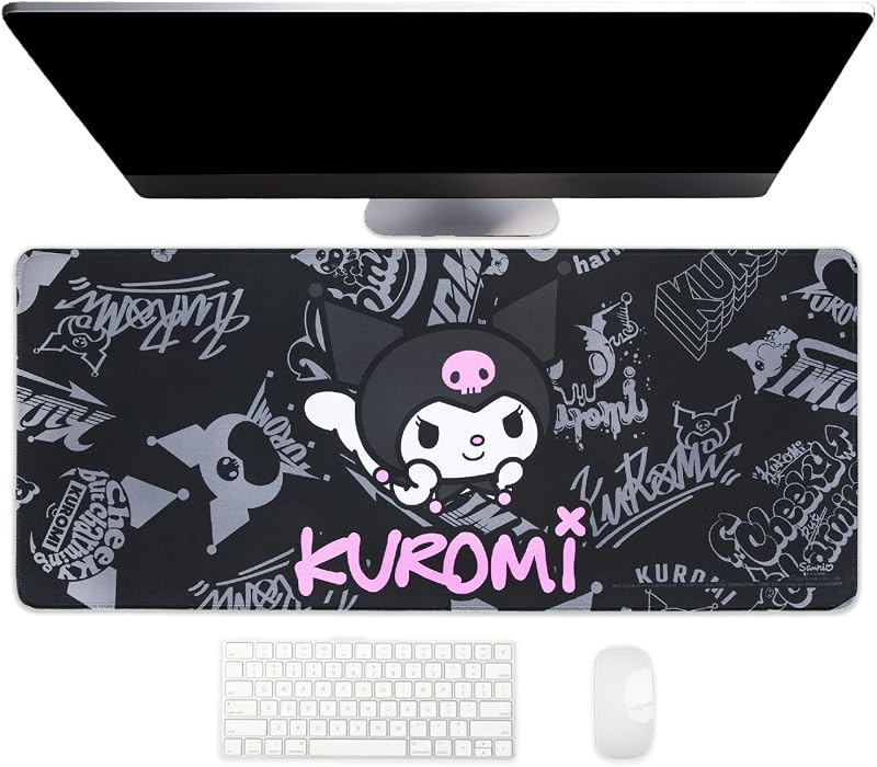 Blue Sky Studios Kuromi Jumbo Desk Mat 70 x 30 cm Large Mousepad
