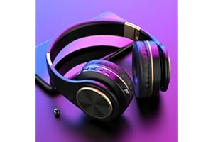 GENERIC Updated Bluetooth Over-Ear Headphones - Wireless Subwoofer, 5.1 Connectivity, Dual-Mode, Extended Battery Life, and Adjustable Design for Ultimate Audio Bliss