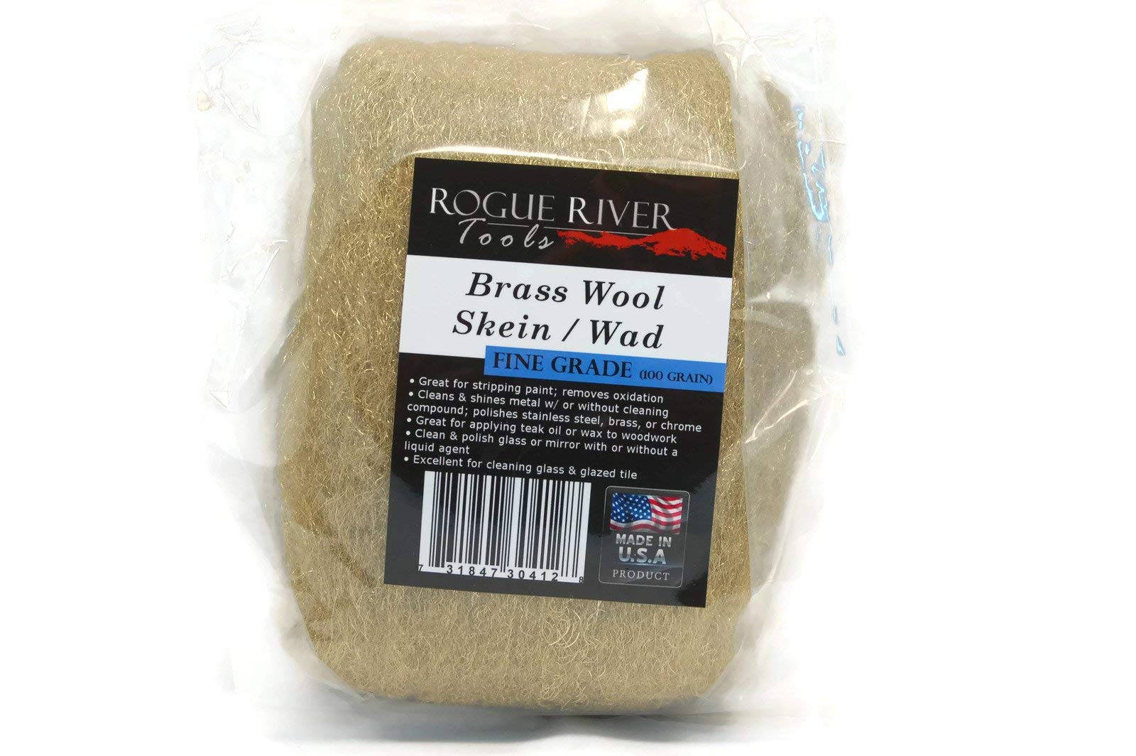Brass Wool (Fine Grade) - Rogue River Tools