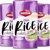 Haddar Wholegrain Rice Cakes 4.2oz (3 Pack) Made From Brown Rice | All Natural, Gluten Free, Vegan, Non GMO | Low Fat &amp; Low Calorie | Zero Sugar | Certified Kosher (including Passover)