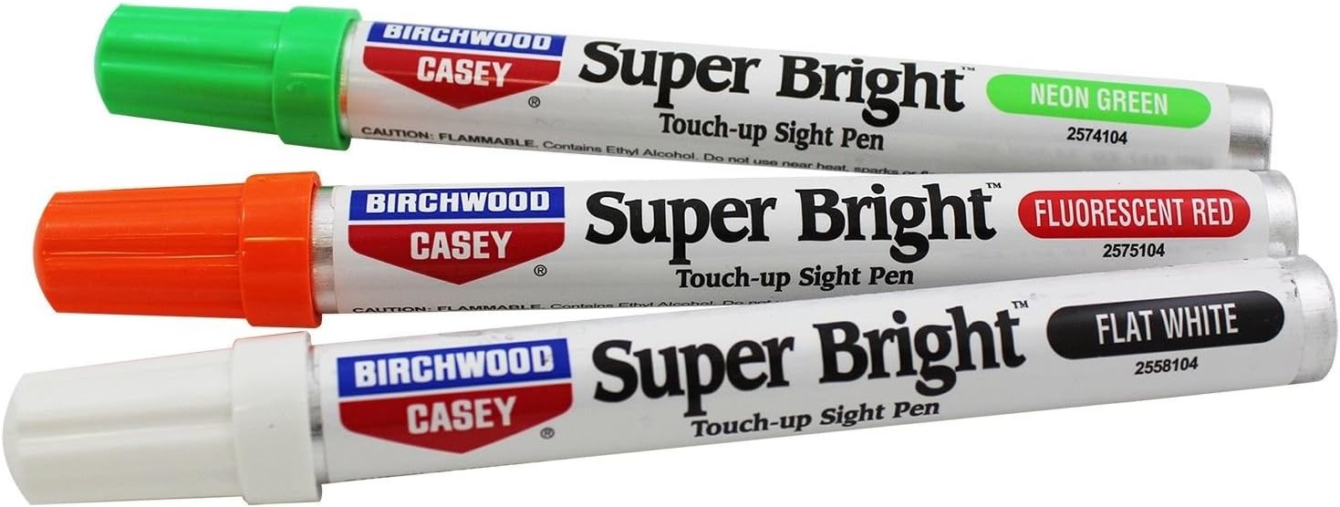 Birchwood Casey New Model -Brand 0.33oz Super Bright Pen Kit Green/Red/White