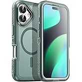 AICase iPhone 16 Plus Case[Compatible with Magsafe],Magnetic Heavy Duty Drop Protection Full Body Rugged Shockproof/Dust Proof Military Protective Tough Durable for iPhone 16 Plus 6.7"_6