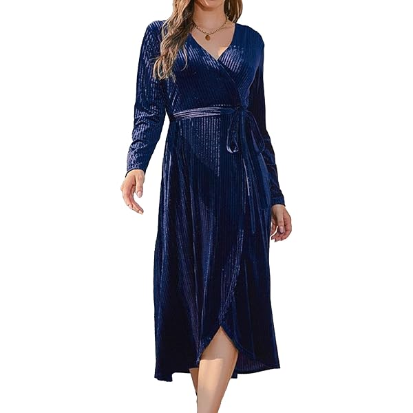 knee length dresses for ladies Faithfull The Brand Lova Navy Stripe Cotton Wrap Mini Dress main image 1