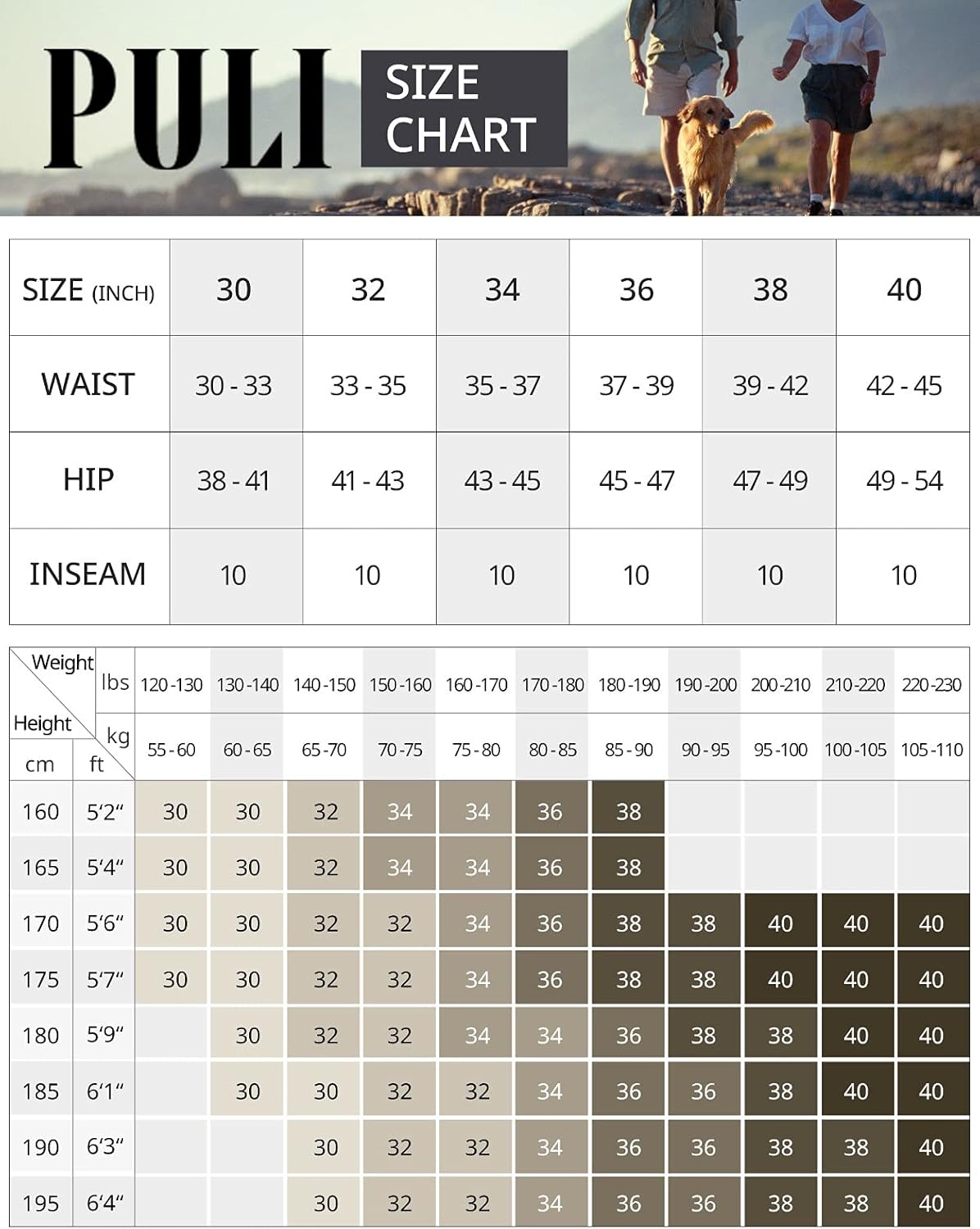 PULI Men's Golf Hybrid Dress Shorts Casual Chino Stretch Flat Front Lightweight Quick Dry with Pockets at  Men’s Clothing store