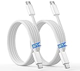 【2-Pack 6.6FT】 USB C to USB C Fast Charging