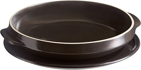 Emile Henry Eh799599 Set De Moule A Tarte Tatin Ceramique Noir