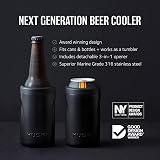 Huski Beer Cooler 2.0 Black – Triple Insulated, Fits Cans & Bottles view 2