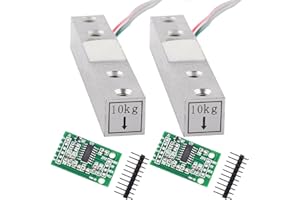 Wishiot 2PCS Digital Load Cell Weight Sensor 1kg 5kg 10kg 20kg High Precision Miniature Load Cells for Arduino DIY Electronic