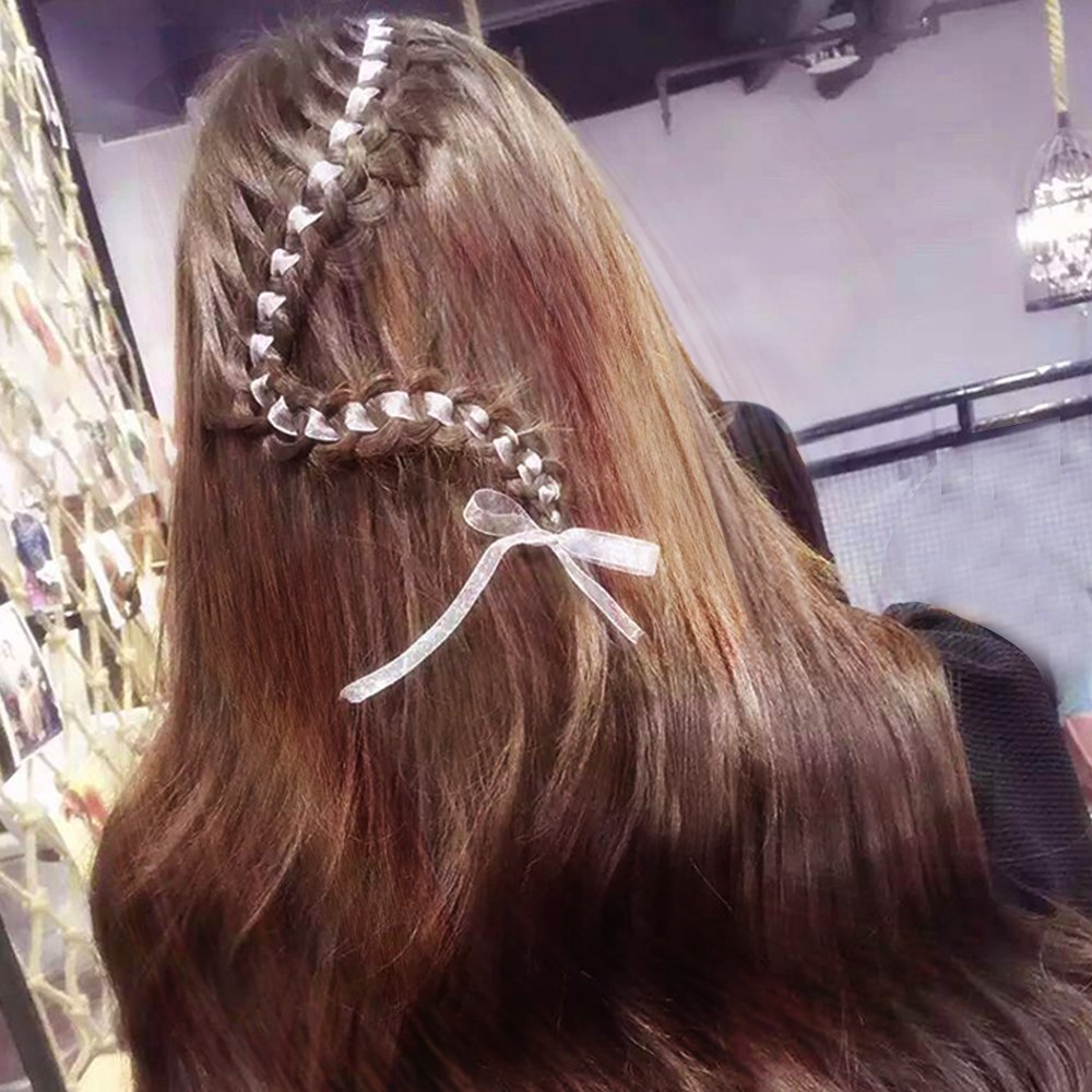 SHiZAK 200Yards 9mm Beige/Creamy Woven Edge Organza Ribbon for Wedding Favor Box Decoration, Gift Packaging, Festival Flower DIY Making ect.