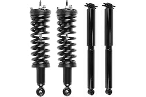 Carock Front Complete Struts + Rear Shocks for Chevy Colarado GMC Canyon 2004 2005 2006 2007 2008 2009 2010 2011 2012 2.8L 2.9L 3.5L 3.7L 5.3L RWD