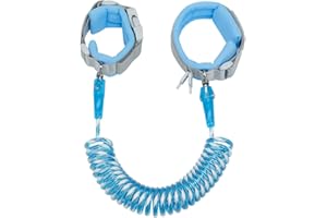 Toddler Leash, Dr.meter Anti Lost Wrist Link Secure Walking Harness with Key Lock for Kids Baby, 2.5M/8.2FT Safety Wristband 