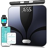 Posture Scale for Body Weight and Fat, Digital Bathroom Scale BMI Weighing Bluetooth Body Fat Scale, 8 Electrode Smart Body Fat Scale, Full Body Composition Analyzer with Voice Prompt