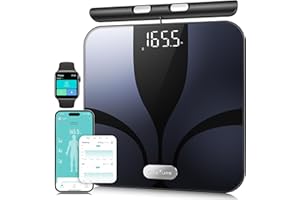 Posture Scale for Body Weight and Fat, Digital Bathroom Scale BMI Weighing Bluetooth Body Fat Scale, 8 Electrode Smart Body Fat Scale, Full Body Composition Analyzer with Voice Prompt