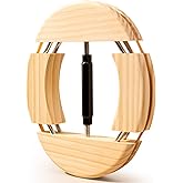 SPVIOQI 7 1/2 to 9 Hat Stretcher for Fitted Hats, XL 4 Way Hat Stretcher for Men, Heavy Duty Extender Shaper Widener for Baseball Cowboy Caps, Solid Wood Hats Shaper Insert