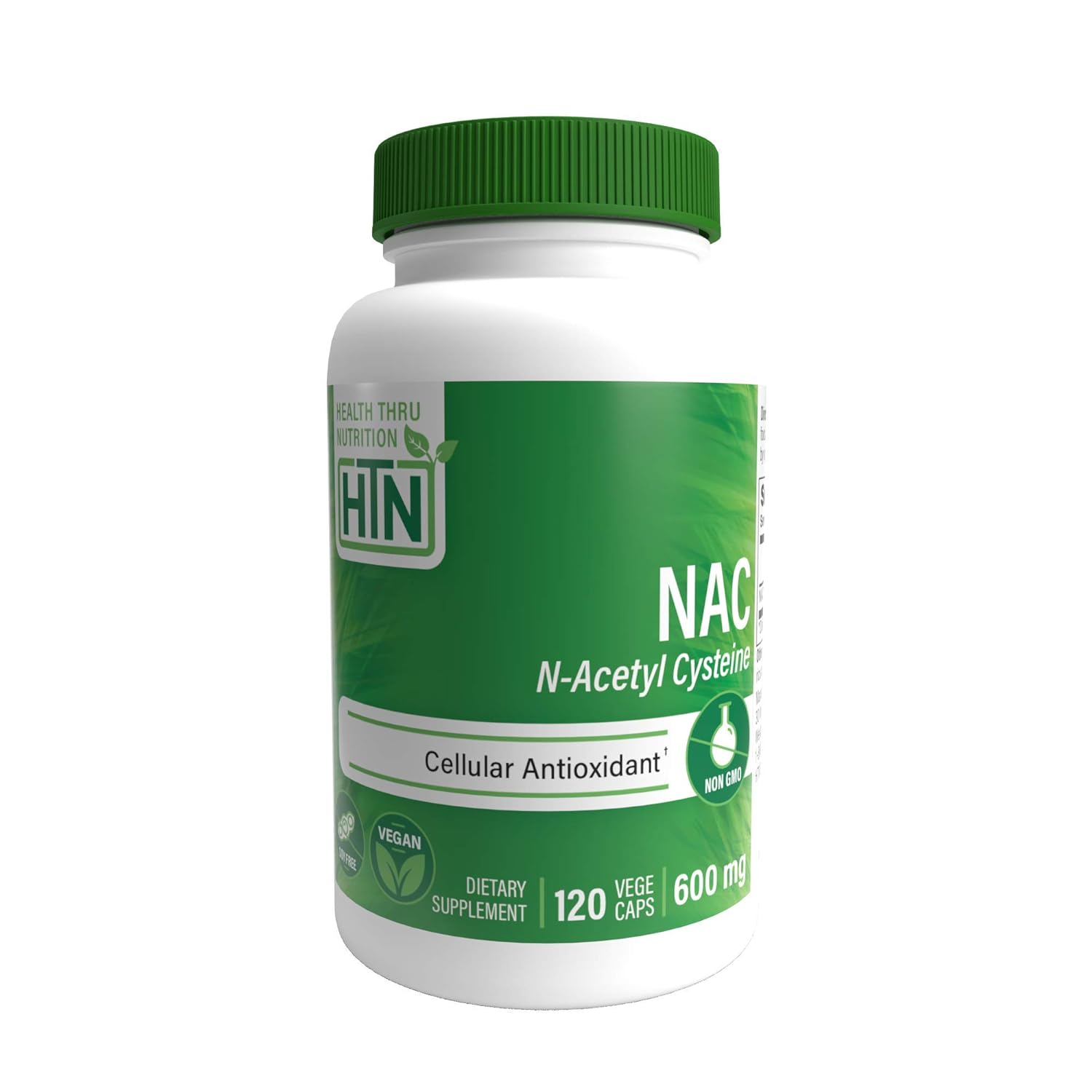 Amazon Com Nac 600mg N Acetyl Cysteine 120 Vegecaps Non Gmo And
