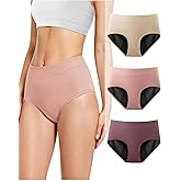 TIICHOO Incontinence Underwear for Women Washable Protective Briefs 3 Pack