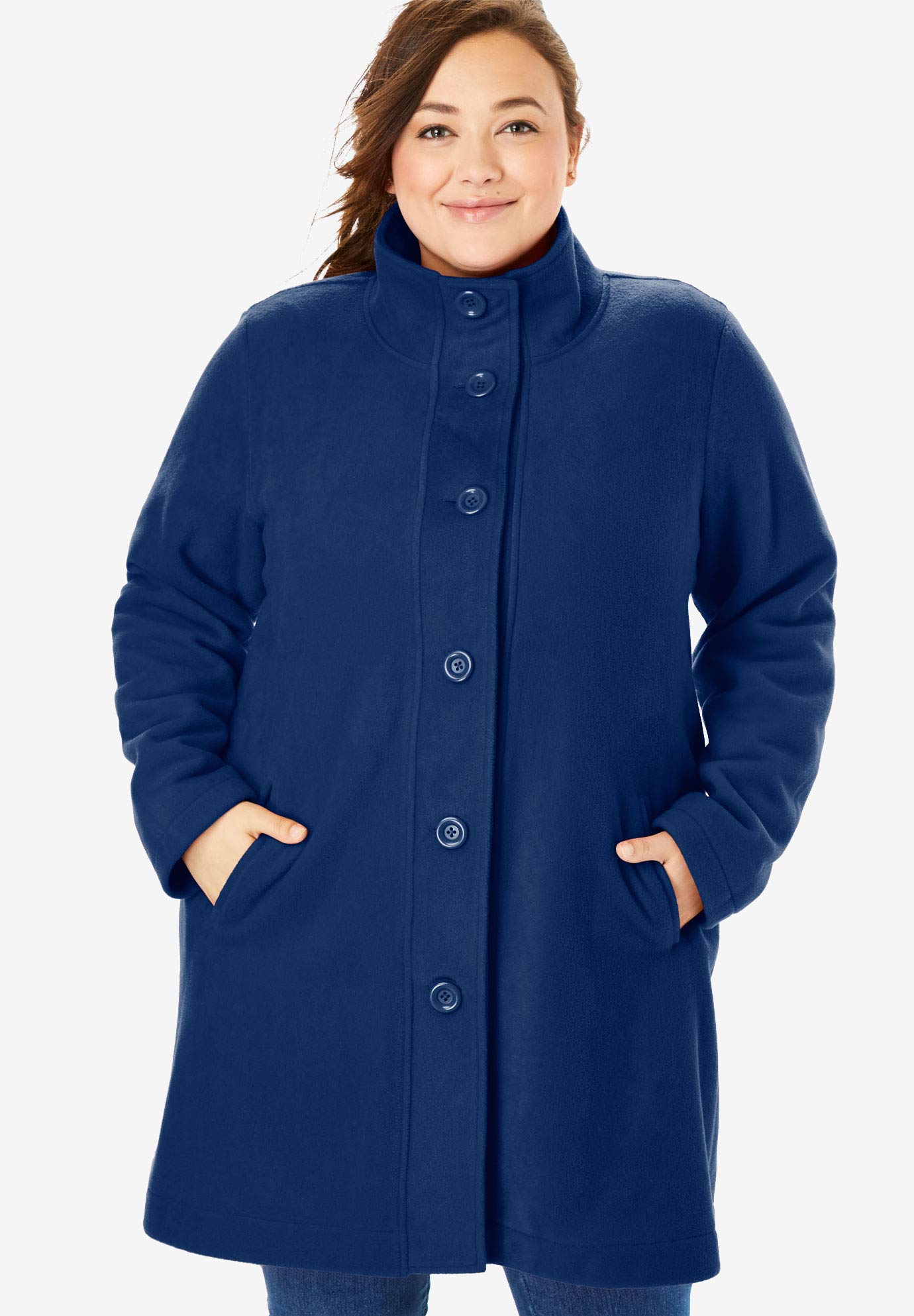fleece swing jacket