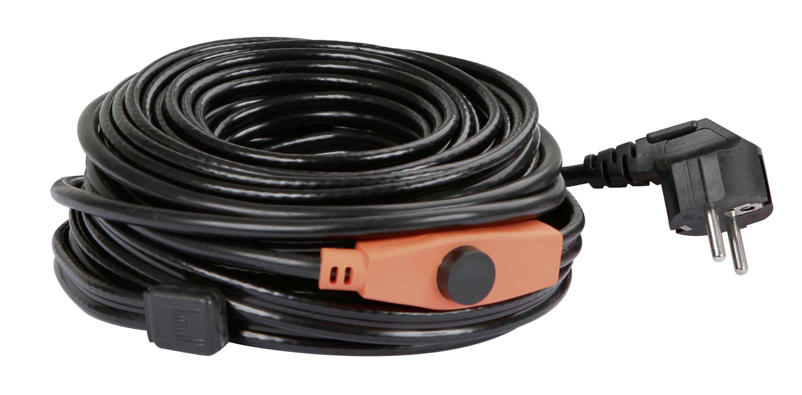 KERBL 223588 Antifreeze Heating Cable with Thermostat (Length 12 m, Frost-Free Water Pipe up to -45 °C, for Pet Drinks, Not for Heating Pipes, Heating Output 192 W)