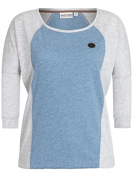 Naketano Damen T-Shirt Purger Mit Burger III T-Shirt