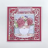 Katy Sue Birthday Cake & Flowers Die-Cut Decoupage Sheets - 12 Pack view 5