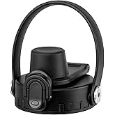 Prurex Pop - Up Replacement Lid - Leakproof Spout Cap with Secure Lock, for Hydro Flask, ThermFlask, Takeya & Iron Flask Wide - Mouth Bottles