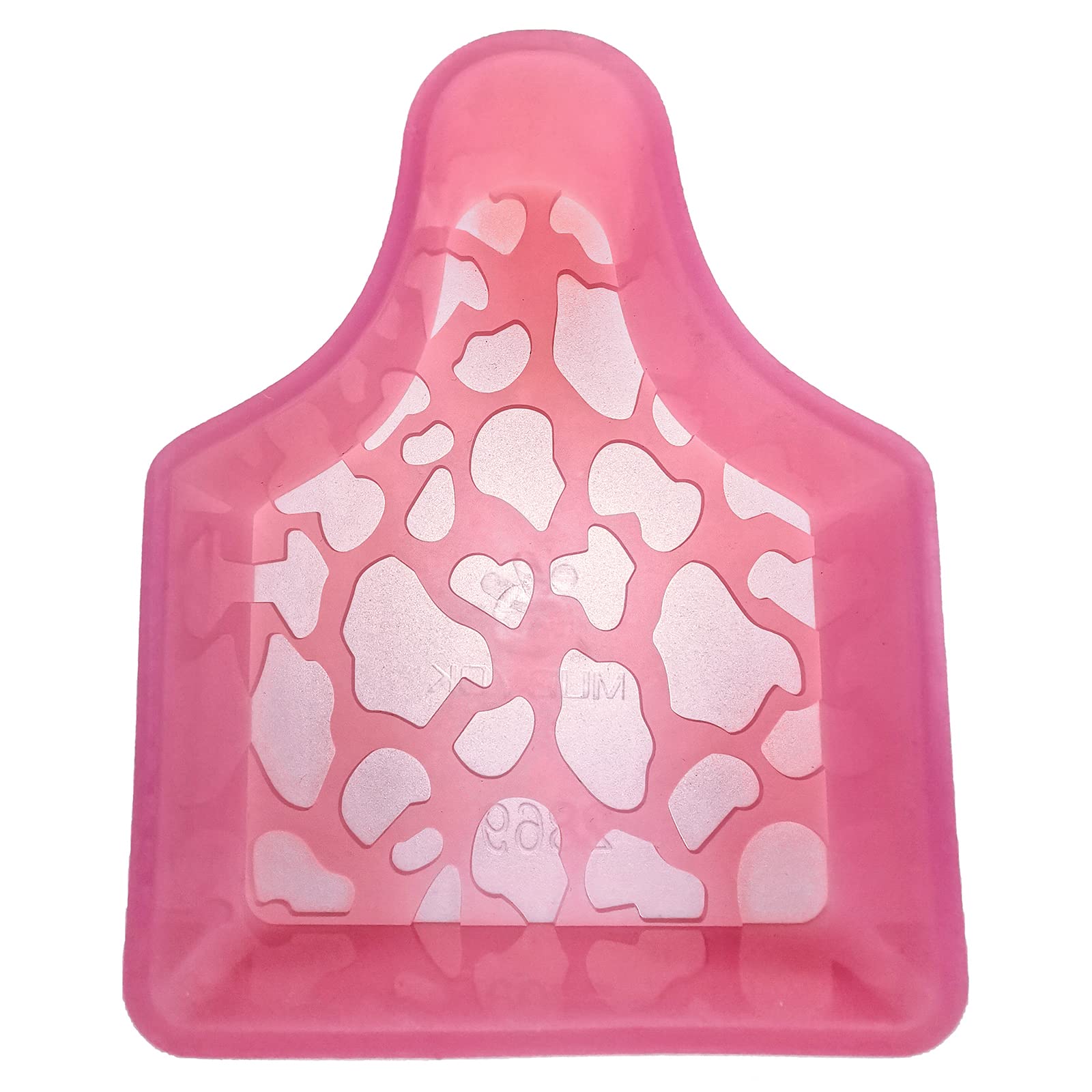 Photo 1 of (300 Design Optional) MUBYOK M41 Cow Ear Tag Shaped Silicone Freshie Mold for Baking Aroma Beads Car Freshie Supplies