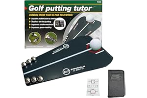 Burning&LIN Golf Putting Tutor Golf Putting Trainer Practice Straight line Putting Correct Putting Posture Accurate Putting Indoor Outdoor for Beginners Kids Adults
