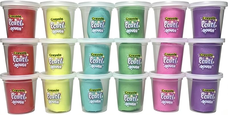 Crayola Pearl & Cosmic Dough 20pk x 3oz Shimmer Pastel Colors