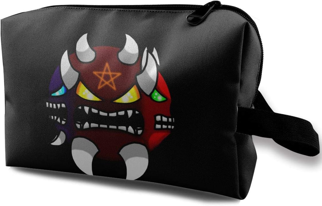 Others Geometry Dash Toiletry Bag Multifunction Cosmetic Bag Portable Pouch for Travel Organizer Bag
