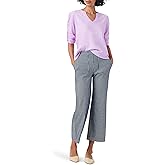 NIC+ZOE Women's Ruched Elbow SLV Split Neck