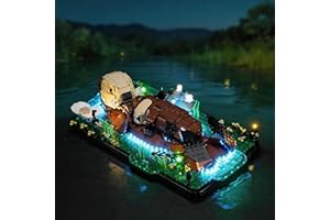 BRIKSMAX 2.0 Light Kit Compatible with Lego Ideas Floating Sea Otters 21366 Building Sets - Original LED Lighting Kits (Acces